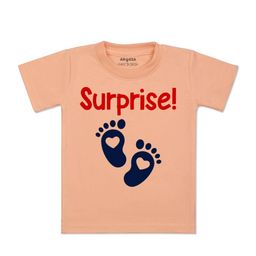Arvesa Kids Typography Printed V-Neck Applique T-shirt-picture-7