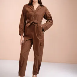 ESPYR By Tokyo Talkies Women Solid Basic Jumpsuit-picture-54
