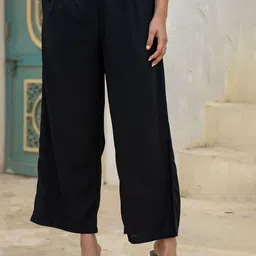 Juniper Women Relaxed Regular Fit Parallel Trousers-image-97