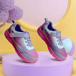 Hopits Girls Mesh Round Toe Sneakers-4