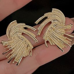 AKISON JEWELS Gold Plated Studs Earrings-image-101
