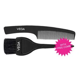 VEGA Mehandi Hair Brush - MB-01 - Black with Free Comb-image-47