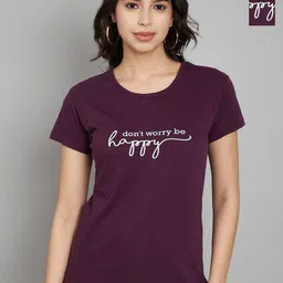 Trend Level Women 2 Applique T-shirt-84