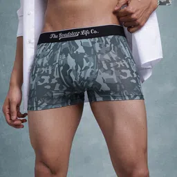 The Roadster Lifestyle Co Pack Of 2 Printed Ultra-Soft Stretchable Trunks RTO-PV-Print-picture-21