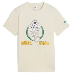Puma Boys Super Graphic Youth Cotton T Shirt-42