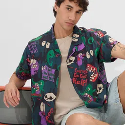 The Souled Store Men Opaque Printed Casual Shirt-picture-35