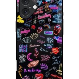 QRIOH Quirky Printed iPhone 16 Back Case Mobile Accessories-image-67