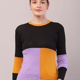 RiseMax Women Colourblocked Fitted Top-image-34