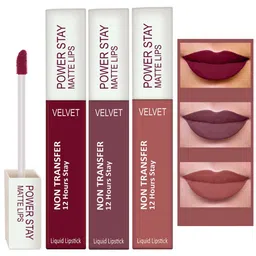 PERPAA Set Of 3 Waterproof Liquid Matte Power Stay Lipstick 150gm-18