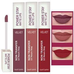PERPAA Set of 3 Waterproof Liquid Matte Power Stay Lipstick 150gm-47