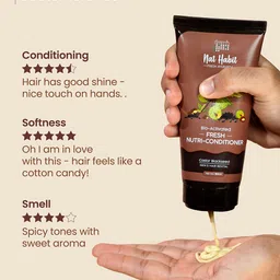 Nat Habit Bio Activated Fresh Nutri Conditioner With Castor & Curd - 150ml image 3