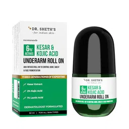 DR. SHETHS Kesar & 2% Kojic Acid Underarm Roll On With 1% Lactic Acid - 50ml-79