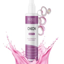 PORES Be Pure Onion Shampoo With Redensyl Control Hairfall-250ml-56