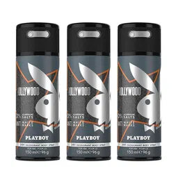 Playboy Men Set of 3 Hollywood Deodorant Spray 150 ml each-picture-48