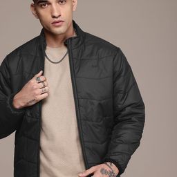 The Roadster Life Co. Mock Collar Padded Jacket-53