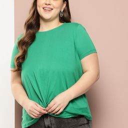 Sztori Plus Size Pure Cotton T-shirt-image-34