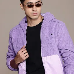 The Roadster Lifestyle Co. Hooded Sherpa Jacket-image-77