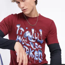 glitchez Doctor Sleeves Typography Printed T-shirt-image-46