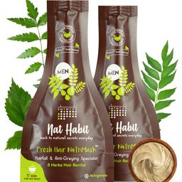 Nat Habit Set of 2 Men's Revital Fresh Hair NutriMask For Dandruff  - 40g Each-27
