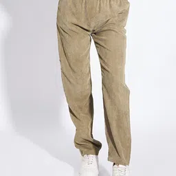 luyk Girls Cotton Smart High-Rise Wrinkle Free Trousers-image-75