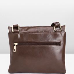 French Connection Solid Structured Sling Bag image 3