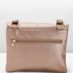 French Connection Solid Structured Sling Bag image 3