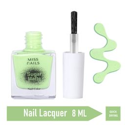 MISS NAILS Quick Drying Toxic Free Sugar Matte Nail Color 8 ml - Shade SM52-93