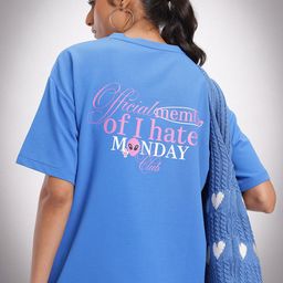 glitchez Typography Print Oversized T-shirt-image-37