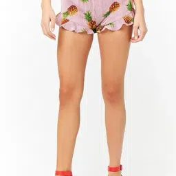 Forever 21 Multicolor Printed Shorts-27