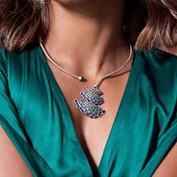 Shaya 92.5 Sterling Silver Owning My Loud Laugh Necklace for Women-image-59