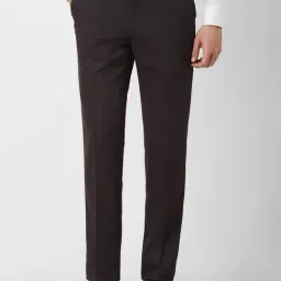 Van Heusen Brown Slim Fit Trousers-picture-34
