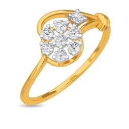 Kisna Diamond & Gold Jewellery Kalila 14k (585) Diamond & Gold Ring For Women-picture-44