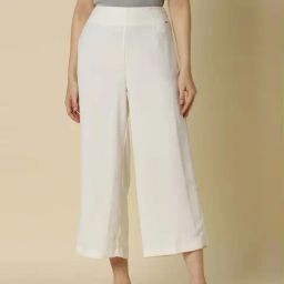Allen Solly White Mid Rise Trousers-picture-27