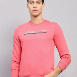 Monte Carlo Pink Regular Fit Printed Sweatshirt-image-66
