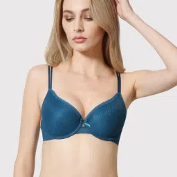 Van Heusen Women Turquoise Under Wired Padded Bra-picture-29