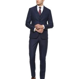 Louis Philippe Navy 3-Piece Suit-image-5