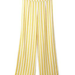 Cub McPaws Kids Yellow Striped Palazzo-image-82