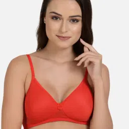 Mod & Shy Red Non Wired Padded T-Shirt Bra-picture-45