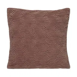 Home4U Brown Cotton Cushion Cover-image-8