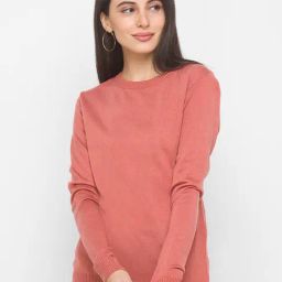 Globus Peach Regular Fit Sweater-image-25