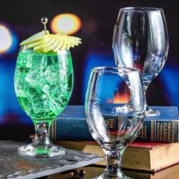 ROXX Transparent Glass Tumbler (0.39 L) - Set of 6-23