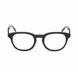 WEB EYEWEAR Black Full Rim Oval Frame Designed in Italy-63