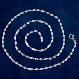 Taraash 92.5 Sterling Silver Chain for Women-image-37