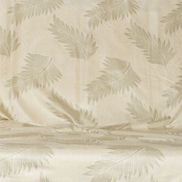 Cortina Beige & Green Single Fancy Valance Leaf Printed Door Curtain image 3