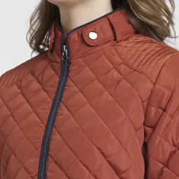 Spykar Rust Regular Fit Puffer Jacket image 5