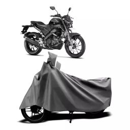 Auto Pearl Two Wheeler Cover with Bag for Yamaha MT 15, Silver-image-69