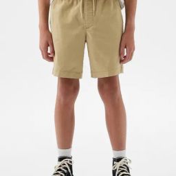 GAP Boys Yellow Cotton Solid Shorts-image-91