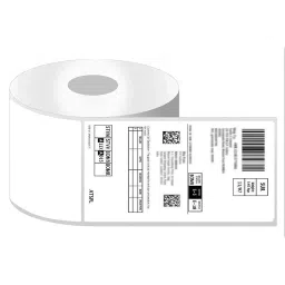 DTM Barcode Label Sticker Self Adhesive Paper Rectangular 100x150 mm White for Labeling, DTWB100X150-48