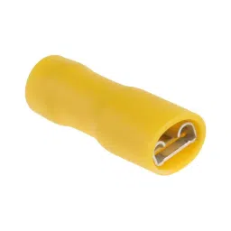 RS PRO Yellow Insulated Female Spade Connector, , 6.35 x 0.8 mm Tab Size, 4 mm² to 6 mm², 6241190-image-85