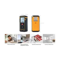 MCP 4 Line/9 Key/197 ft./2362 inch LCD Laser Distance Meter (Black) image 5